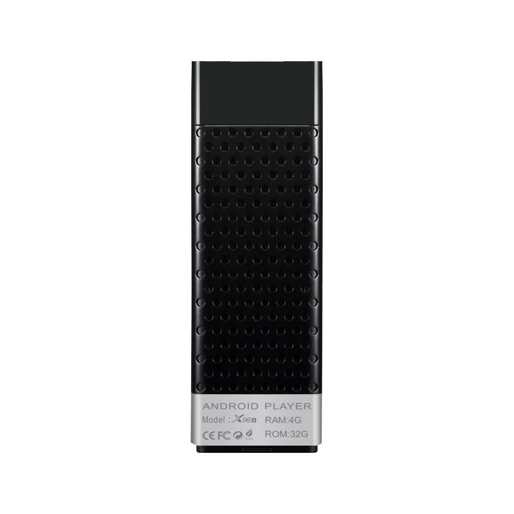 Mini PC X96S Android 8,1 TV Stick DDR4 4 GB RAM 32 GB ROM Amlogic S905Y2 2,4 y 5g dual WIFI BT4.2 H.265 4 K HD Smart TV caja de paquete de H96