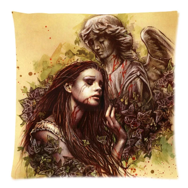 

Victoria Frances Vampire Cushion Cover Custom Pillow Cover Decorative Pillow Case Sofa Seat Car Soft Polyester Pillowcase