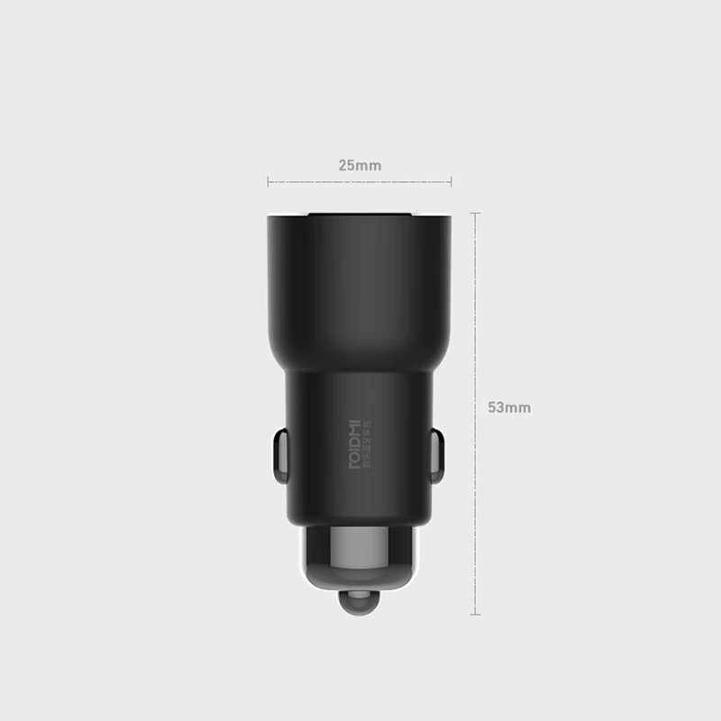 Xiaomi ROIDMI/ROIDMI 3S 5 В/3.4A FM беспроводной Bluetooth автомобильное USB зарядное устройство музыкальный плеер с умным приложением для iPhone 7 5S 6 6S и Android