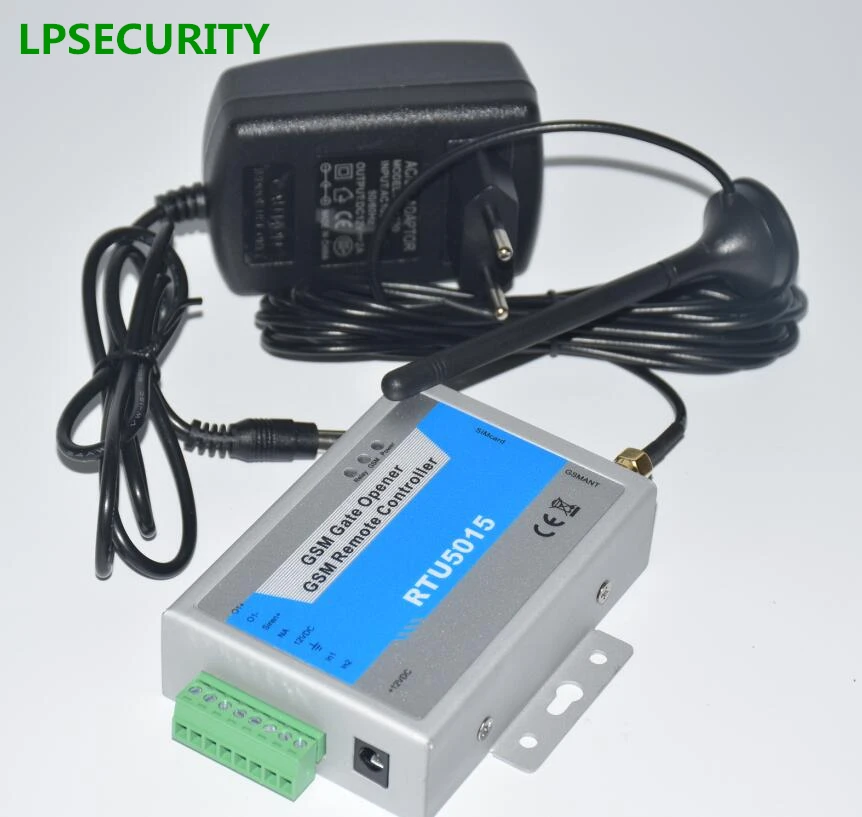 LPSECURITY с адаптером RTU5015 GSM Открыватель ворот оператор SMS дистанционным управлением