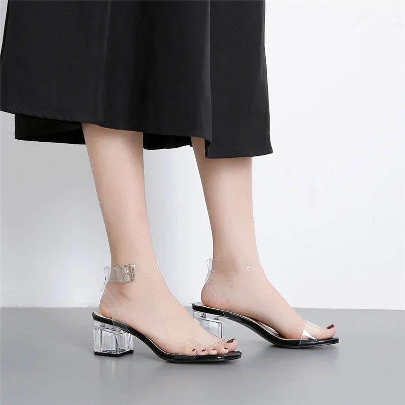 

2019 Designer Elegant Personality Women 8cm High Heels Sandals Metal Heels Sandals Cool Comfortable Brand Chunky Pumps