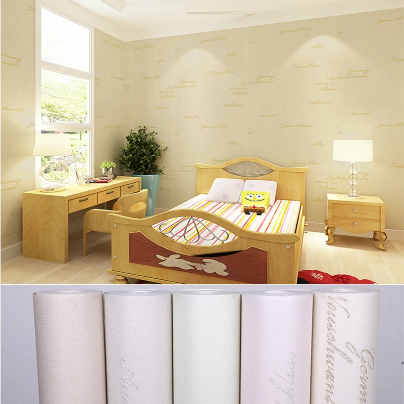 

2019 New Modern Minimalist Style Wall Paper Striped Solid Color Non Woven Wallpaper Living Room Tv Sofa Background Wallcovering