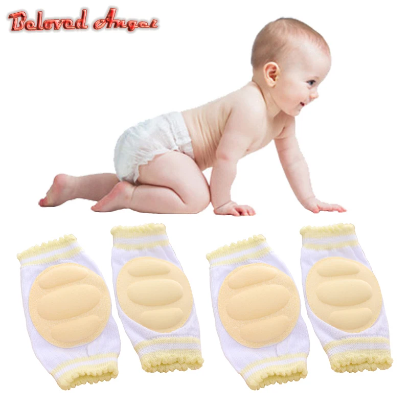 1 Pair Infant Toddler Knee Pads Anti Slip Crawling Safety Harnesses Leashes Anti Slip Crawling Accessory Baby Knees Protector