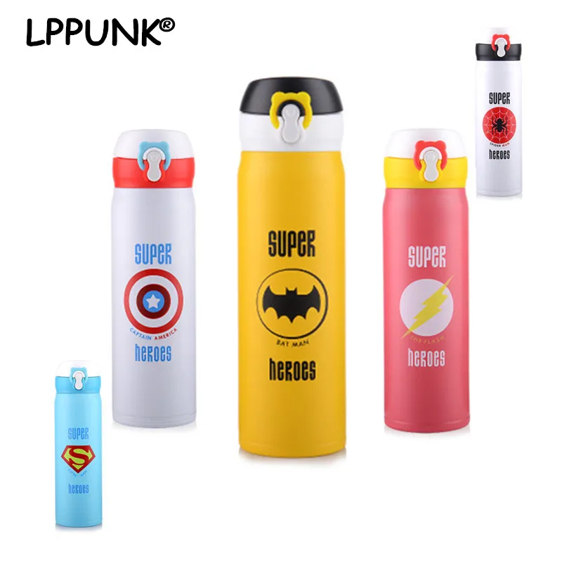 500ML game super hero printing Insulated vacuum flasks 5 designs thermos cup my league tea cup