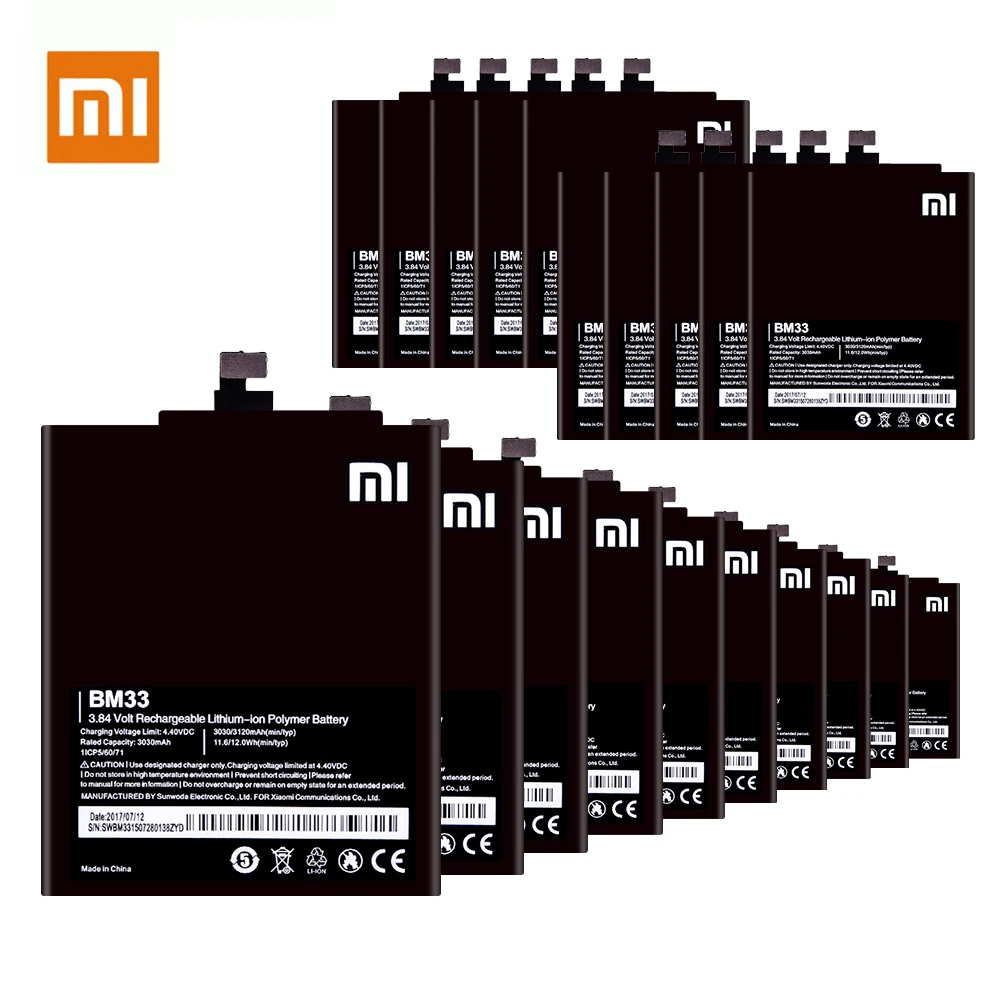 20 шт. оригинальный запасной аккумулятор для XIaomi Mi 4i Mi4i M4i BM33 с реальной емкостью