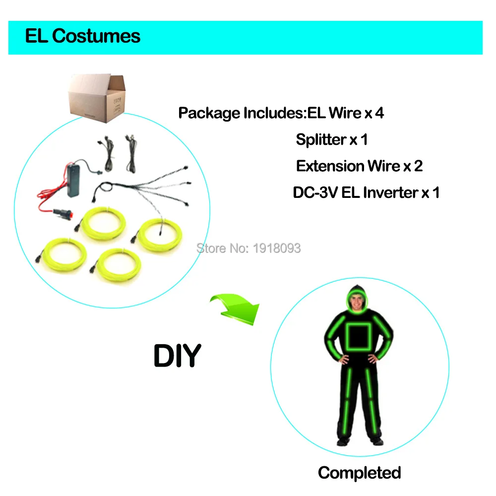 Новый стиль EL Wire костюмы Светодиодные ленты светящиеся костюмы 10 Цвета выберите DIY спичка Для мужчин Толстовка светящиеся ткань Glow