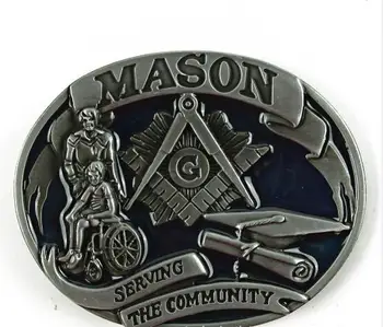 

Masonic Lodge Mason Logo Belt Buckle Freemason Gift Men Woman Jeans DIY Accessories Buckles Fit 38mm Width Belt Free Mason 5pcs