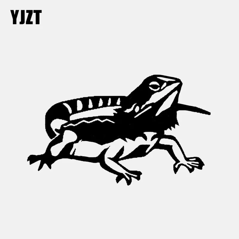 

YJZT 15*9.1CM Coolest Monitor Lizard Decor Car Modelling Stickers Bumper Car Window Black/Silver C12-1181