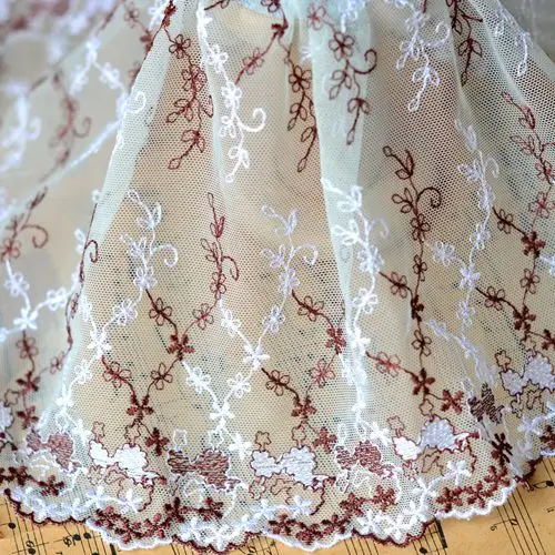 

Fine water-soluble embroidery mesh lace lace width 22 cm