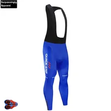Команда энергии велосипед Велоспорт нагрудник шорты QUICK Step синий 9D быстросохнущие Демисезонный длинный комбинезон; Воздухопроницаемый материал; нескользящая