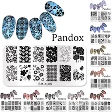 2016 New Series BM Nail Stamping Plates DIY Image Konad Nail Art Manicure Templates Stencils Salon Beauty Polish Tools