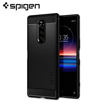 

100% Original SPIGEN Rugged Armor Case for Sony Xperia 1 Matte Black G15CS26201