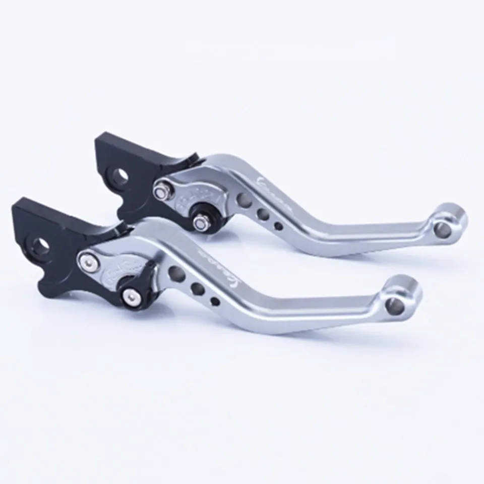 MTKRACING Короткие сцепления тормозные рычаги для Vespa PX Диск модели LML 125 150 200 ЧПУ Короткие 14,5 см алюминий - Цвет: Titanium