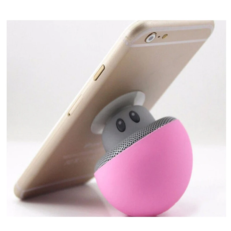 Беспроводные, небольшие, bluetooth динамик Гриб водонепроницаемый силиконовый всасывающий держатель Handfree музыкальный плеер