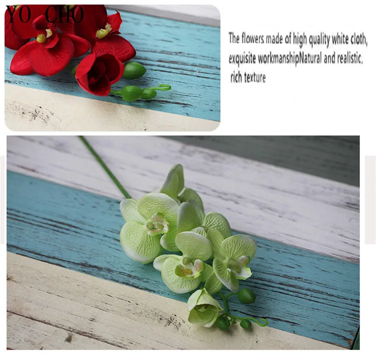 orchidea flower decorations  orchid plant orchid artificial flowers (2)