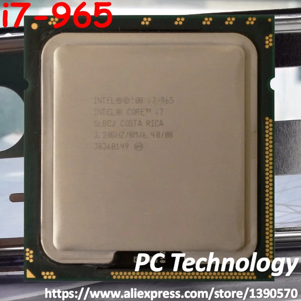 Intel Core i7-965 Extreme Edition I7 965 3,20 ГГц 4-х ядерный 8 м Кэш LGA1366 Процессор 130W