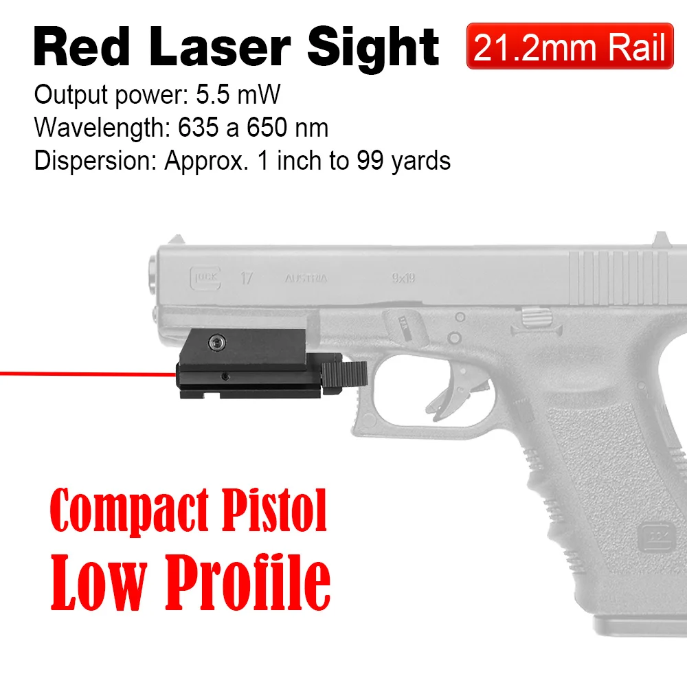 1 мВт мини прицелприцел 20 мм рельсовый икатинни Тактический CompactLaser Designator Arsoft пистолет для охоты