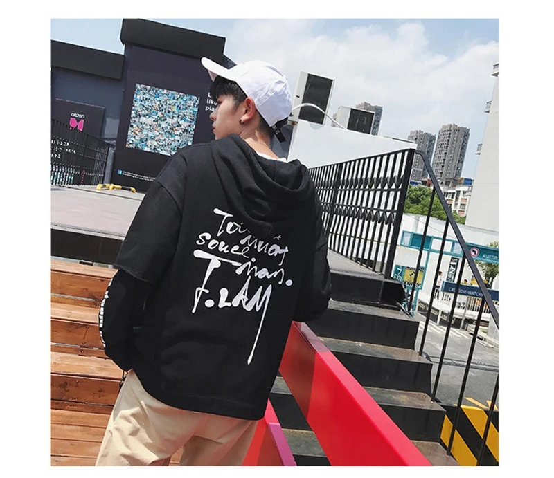 atchwork Harajuku Mens Hoodies Hip Hop Streetwear   (28)