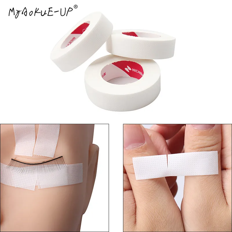 

2pcs/lot Eye pads For Eyelash Extension Grafting Lashes Paper Patches Isolation Medical Tape Non-woven Wrap White Makeup Tool