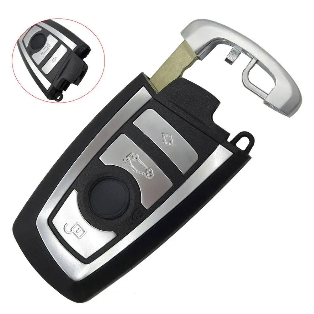 

4 Buttons Replacement Car Smart Remote Key Case Shell Cover for BMW 5 7 Series