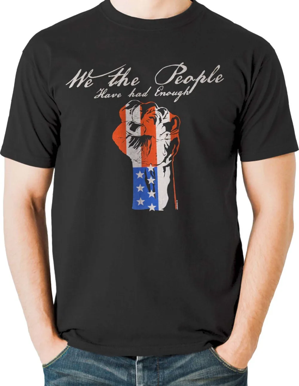 Patriotic T Shirt We The People Had Enough Mens Size S To 3XL Tall Free