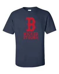 Boston WICKED STRONG Мужская футболка лето 466 г. Мужская модная футболка, удобная футболка, Повседневная футболка с короткими рукавами, топы, оптовая