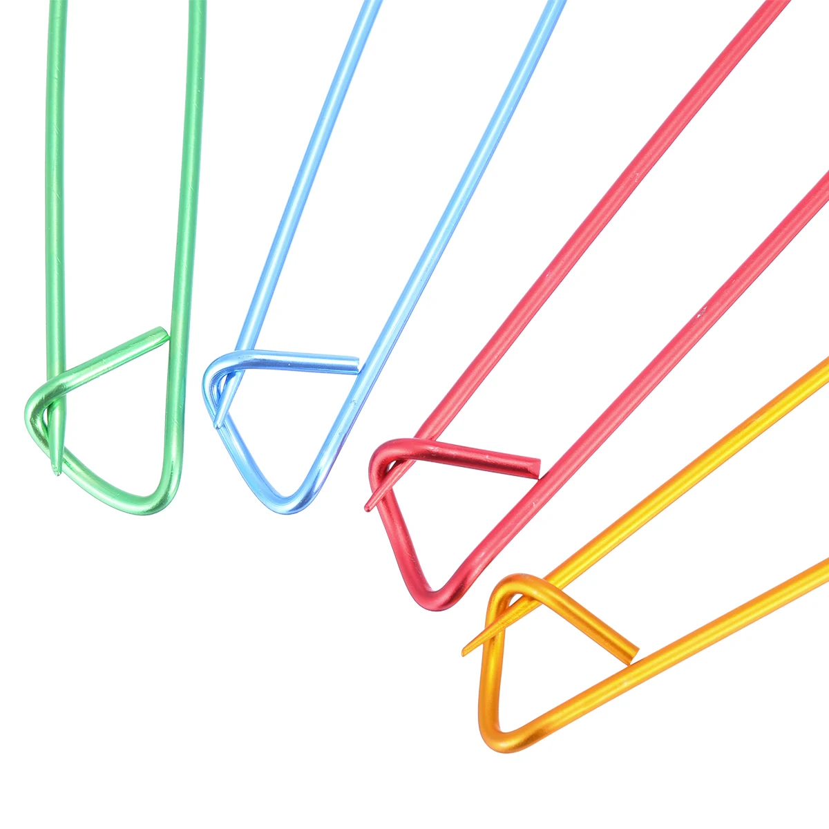 1 Set Aluminum Stitch Holders Pins Knit Knitting Needles Markers Crochet Hooks Locking Stitch Seam DIY  Sewing Tool 4 Sizes