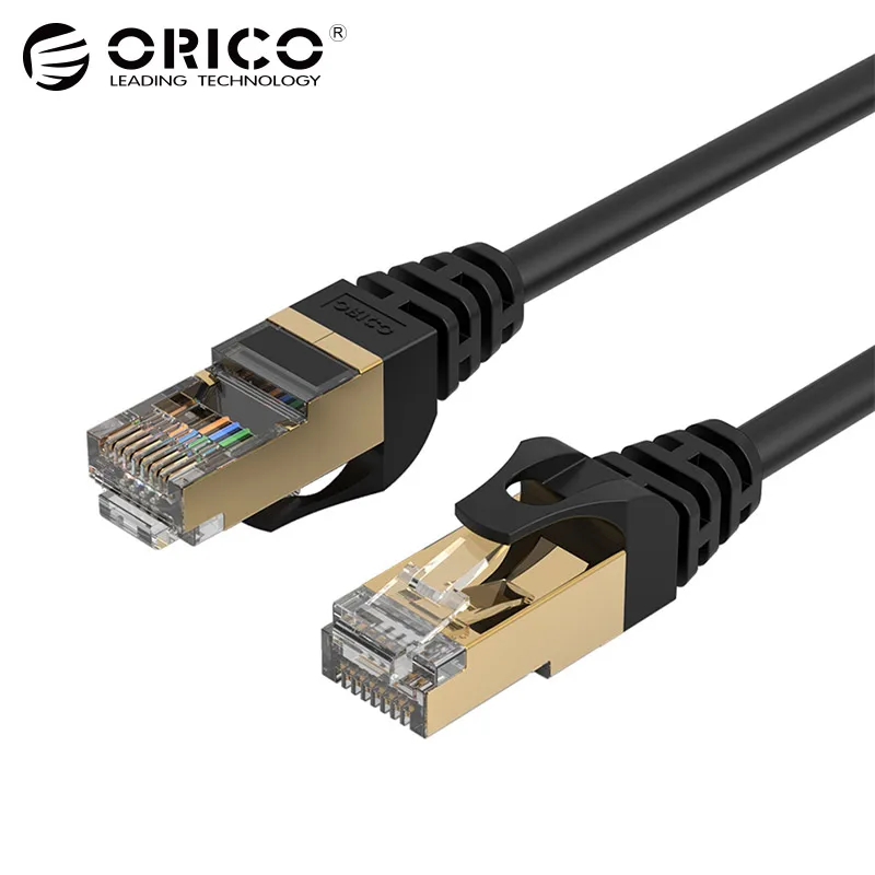 ORICO Cat7 Ethernet Cable RJ45 Cat 7 Round Network Lan Cable RJ45 Patch Cord for PC Router Laptop Cable Ethernet with Shielding ORICO Cat7 Ethernet Cable RJ45 Cat 7 Round Network Lan Cable RJ45 Patch Cord for PC Router Laptop Cable Ethernet with Shielding