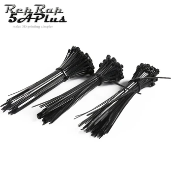 

1000PCS/LOT Self Locking Nylon Cable Ties 3X100mm 3D Printer Accessories