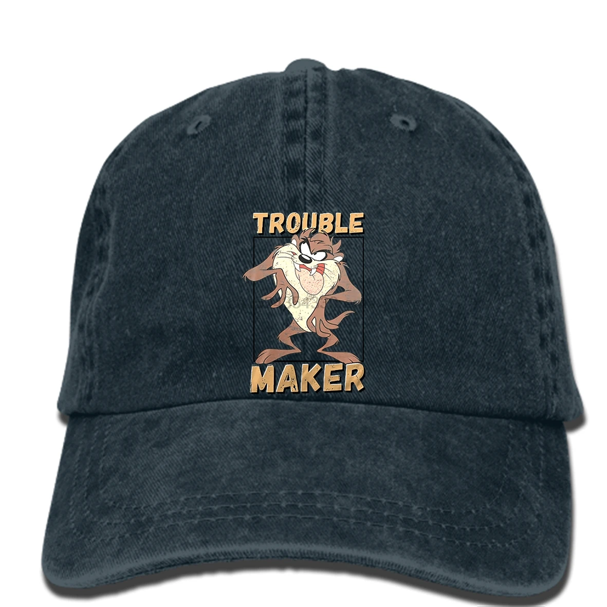 

hip hop Baseball caps Taz Trouble Maker Official Tasmanian Devil Looney Tunes Grey Mens cap