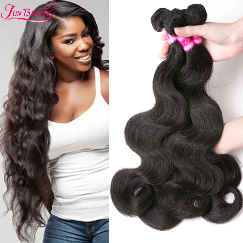 Лучший Малайзии Девы Волос Объемной Волны 4 Связки Человеческих 100 г Дешевые