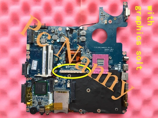 

DABL5MMB6E0 A000034760 A000037650 Motherboard for TOSHIBA Satellite P300 pm45 with graphics slot test before shipping