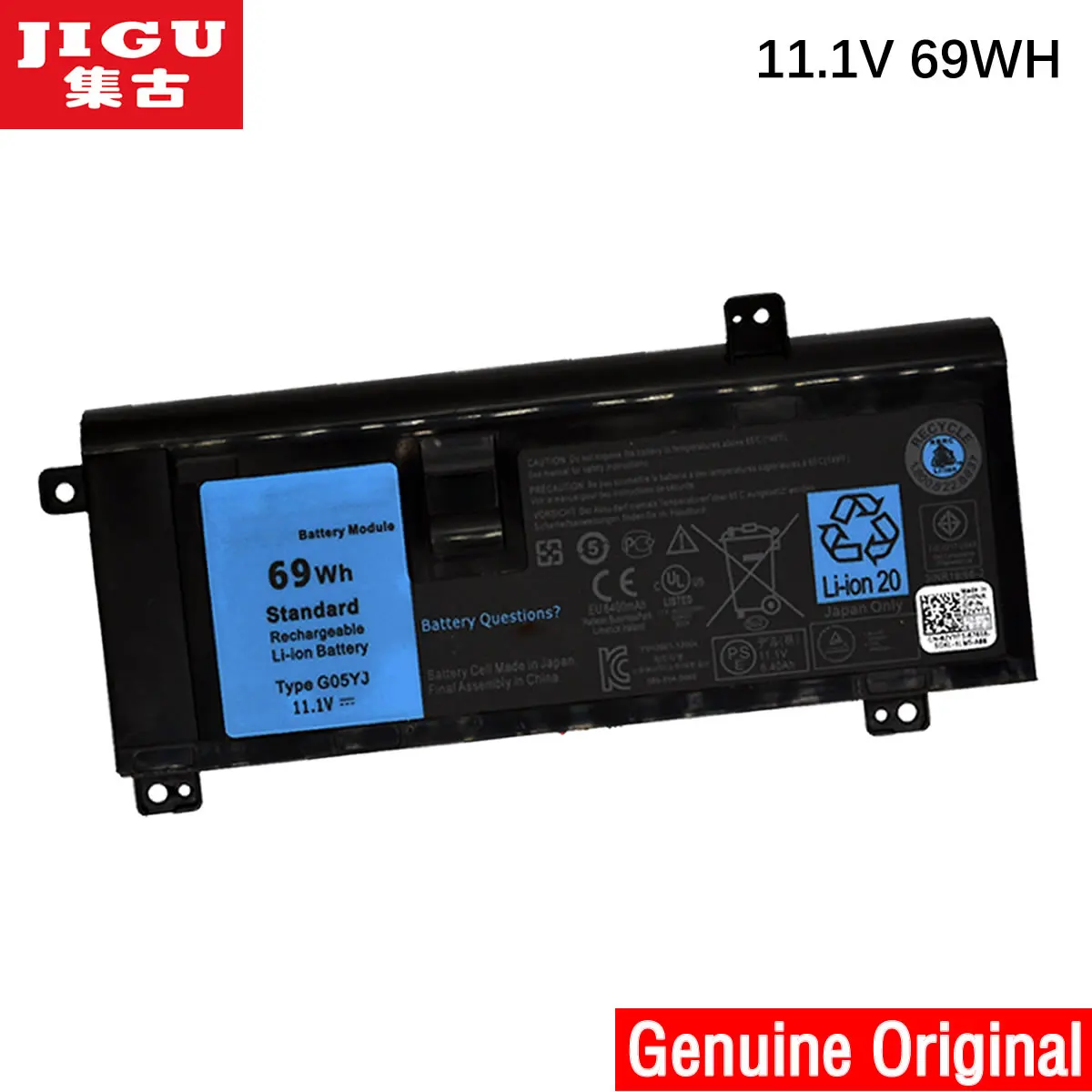 JIGU новая Подлинная 11 1 В 69Wh G05YJ батарея для DELL Alienware 14 A14 M14X R3 R4 0G05YJ Y3PN0 8X70T |