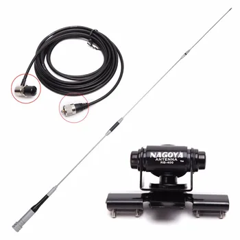 

Diamond SG-7500 Dual Band UHF/VHF 144/430MHz Stainless Steel 150W 3.5/6.0dBi Antenna With Clip Mount Cable for Car Mobile Radio