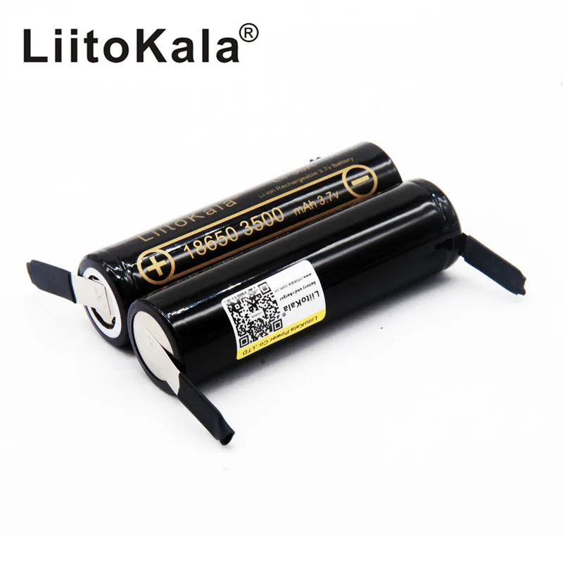 Liitokala lii-35A-N 18650 3500mAh 18650 литиевая батарея 3,6 V разряда 20A, предназначенный для Lii-35A батареи+ DIY никель