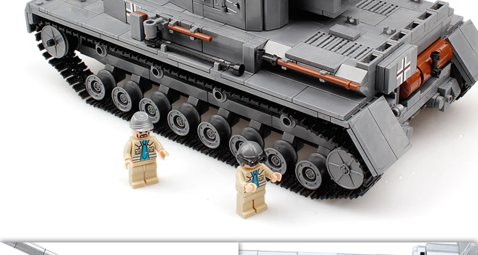 Blocos de Construção Soldado do Exército Conjunto para Crianças Huiqibao Brinquedos Militar Alemão Tigre Tanque Ww2 Figura Tijolos Menino 1154 Pçs 6 High Quality Brinquedos e hobbies