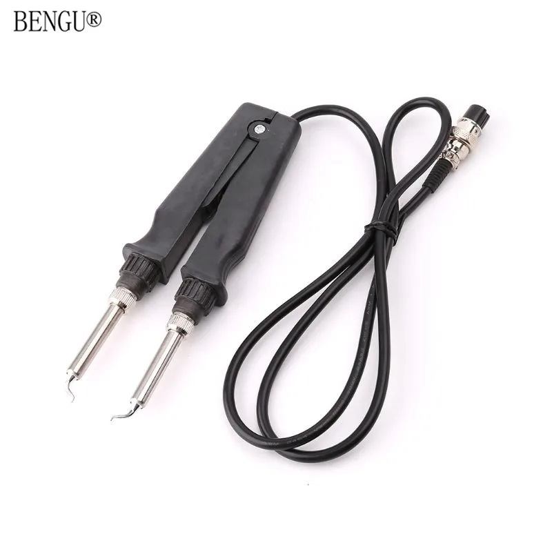 902 ESD SMD Double Soldering Iron Tweezer Handle Clip Heating Plier Soldering Station