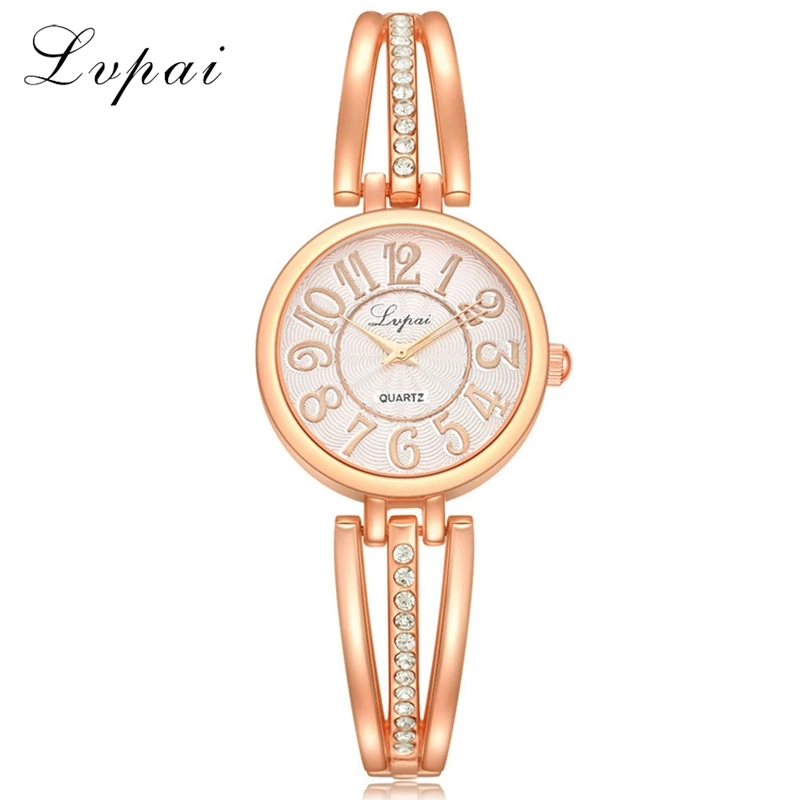 

Lvpai Brand 2017 New Arrive Gold Women Fashion Luxury Watch Set Auger Wristwatch Women Dress Watches Casual Quartz Watch LP188
