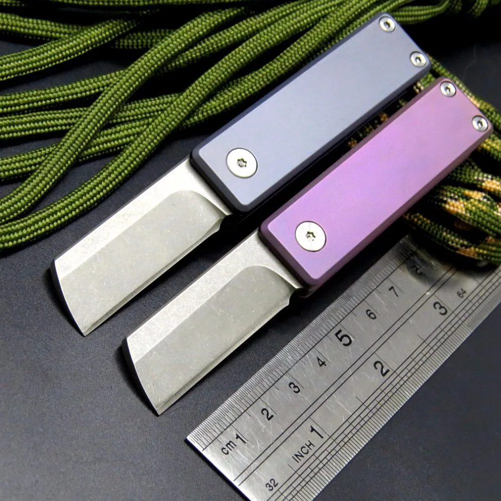 

61HRC Serge Mini Pea Knife s35vn Blade Titanium Alloy Handle Tactical Survival Pocket Knives Camping Hunting Keychain EDC knife