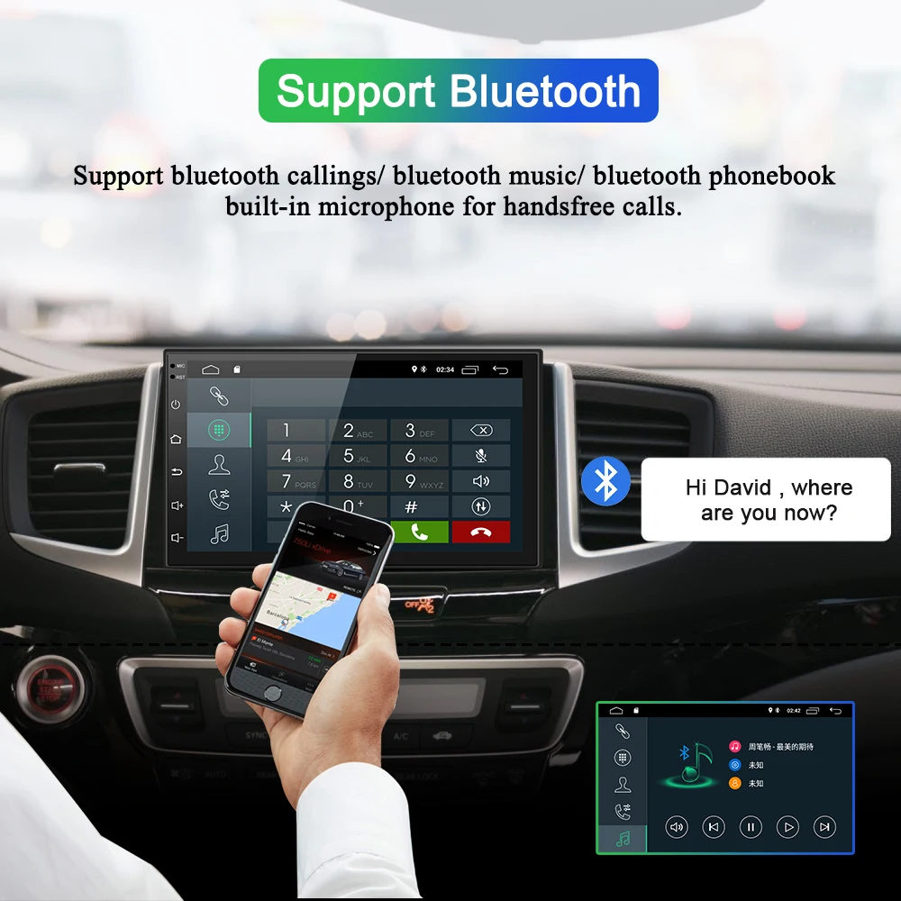 Best Navivox Android 9.1  Car DVD Stereo Player for Mercedes/Benz GL ML CLASS W164 ML350 ML500 X164 GL320 with Wifi BT Radio GPS 3
