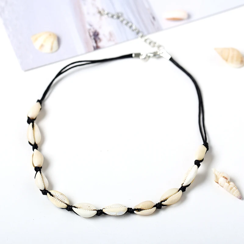 Boho модное серебряное Золотое неправильный овал ожерелье в форме шара для женщин пляжный чокер ожерелье с раковиной ювелирные изделия колье