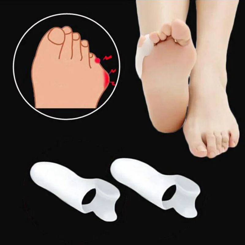 24pairs/lot Feet protector Silicone Gel Toe Separator Bunion Guard