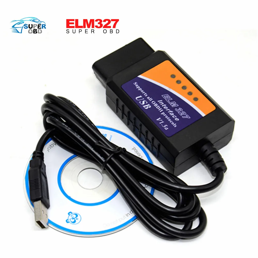 Wholesales price USB ELM327 OBD/OBDII scanner ELM 327 car diagnostic