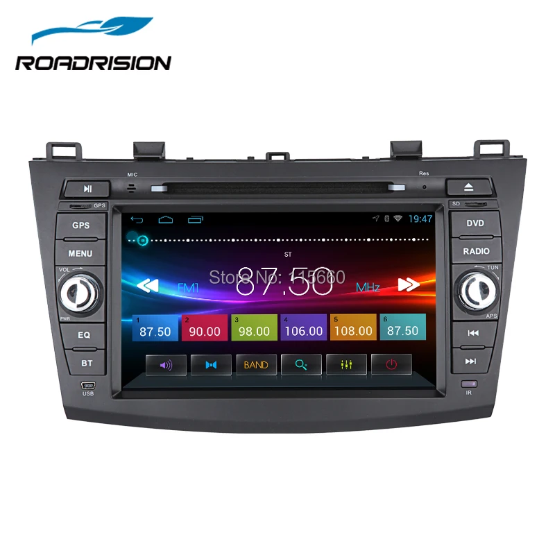 RoadRision Android 6 0 автомобильный DVD для Mazda 3 2010 2013 центральный мультимедийный wi fi радио