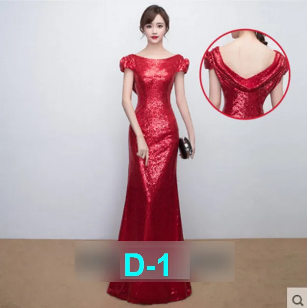 Сексуальное Вечернее Длинное Элегантное женское платье блестящее красное серебряное с открытой спиной в пол блестящее платье для банкета vestidos эластичное ouc1198 - Цвет: red 1