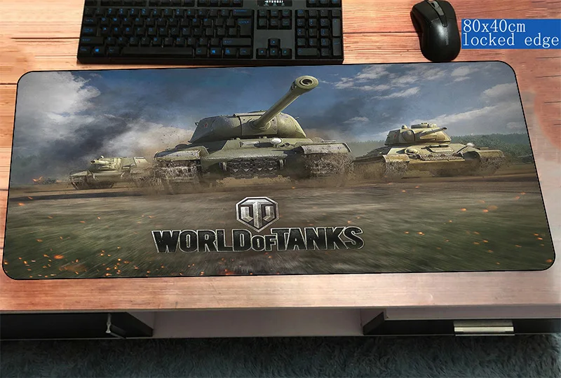 Коврик для мыши World of tanks, коврик для мыши wot, коврик для мыши, компьютерный коврик для мыши, классный игровой коврик для мыши для геймера, 800x400 мм, коврик для мыши с клавиатурой