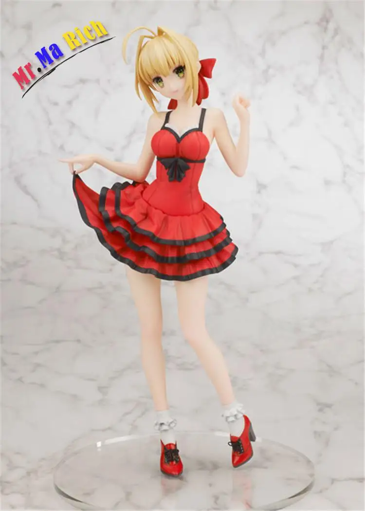 25 см аниме Fate/extra Ccc Servant Saber Nerone Figura del Pvc 10 &quotCollezione Hobby модель Bambola Migliore Regalo
