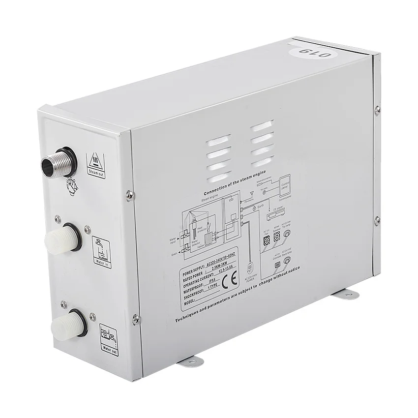 TR-019 110V/220V 3KW Steam Generator System Home Shower Bathroom Steamer Sauna SPA Steam Machine With Remote Control TR-019 110V/220V 3KW Steam Generator System Home Shower Bathroom Steamer Sauna SPA Steam Machine With Remote Control