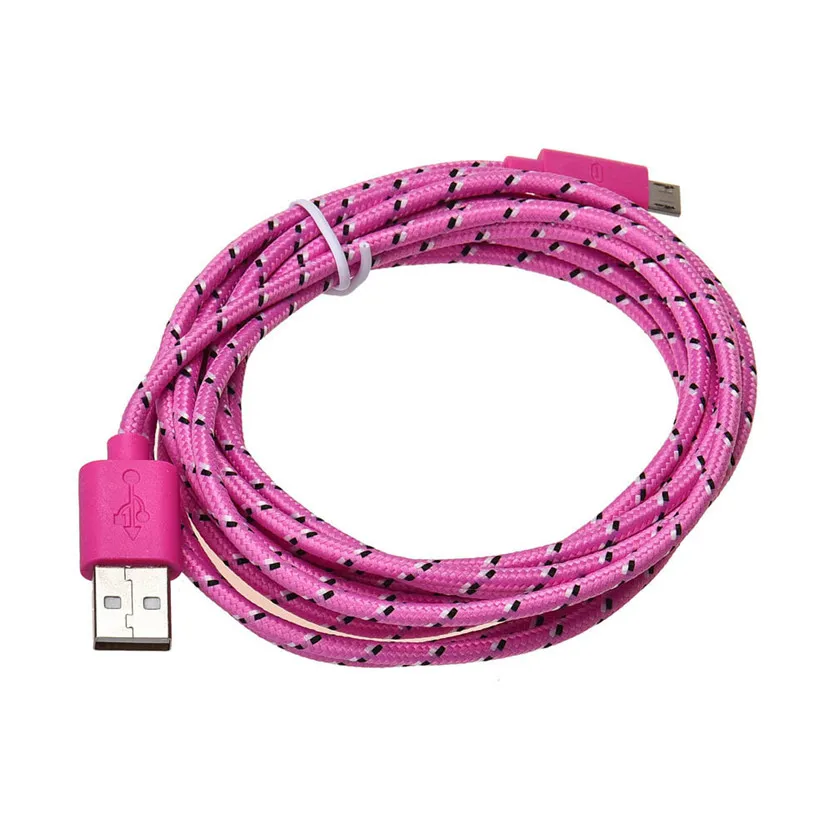 Binmer USB зарядный кабель 1 м/3 м пеньковая веревка Micro USB зарядный кабель-трос для синхронизации данных для сотового телефона для xiaomi td8099 Прямая поставка