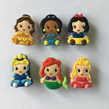 100PCS Baby Princess PVC Shoe Charms Shoe Buckle Accessories for Croc Decoration for Bracelets with holes Kids Christmas Gift цена 100PCS Baby Princess PVC Shoe Charms Shoe Buckle Accessories for Croc Decoration for Bracelets with holes Kids Christmas Gift цены онлайн